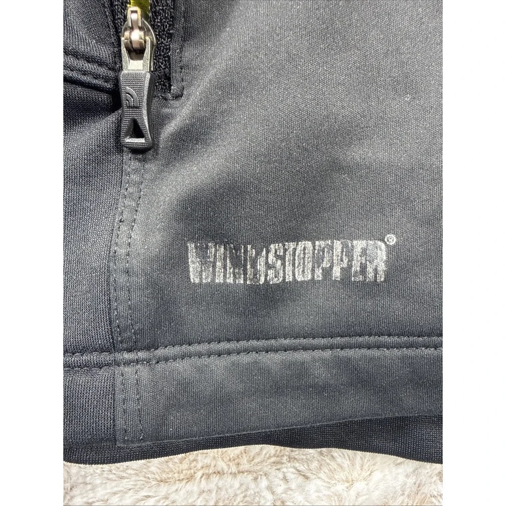 The North Face‎ Jacket Men L Black Flight Series Running Cycling Windstopper GUC